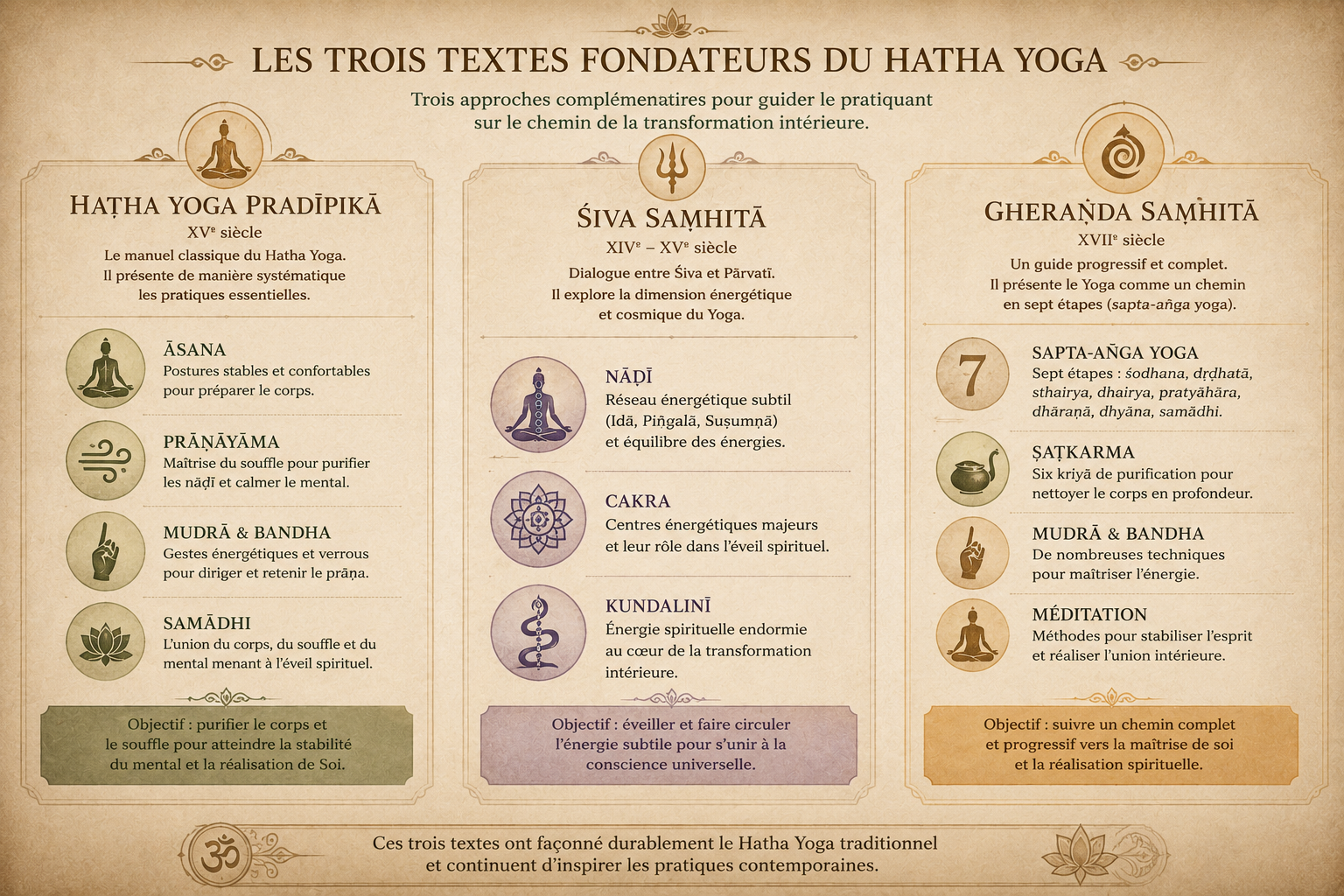 Les grands textes du Haṭha Yoga