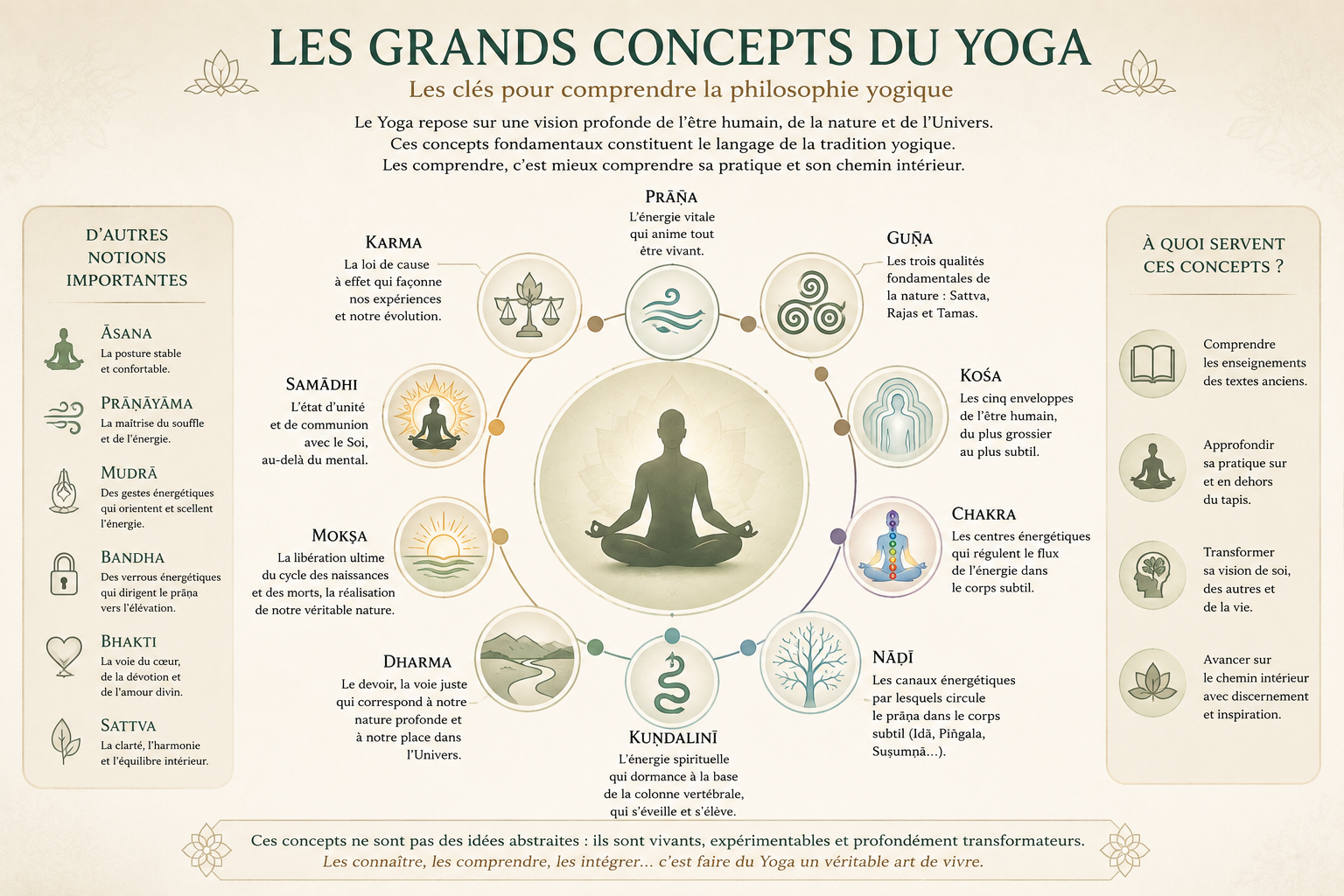 Les grands concepts du Yoga