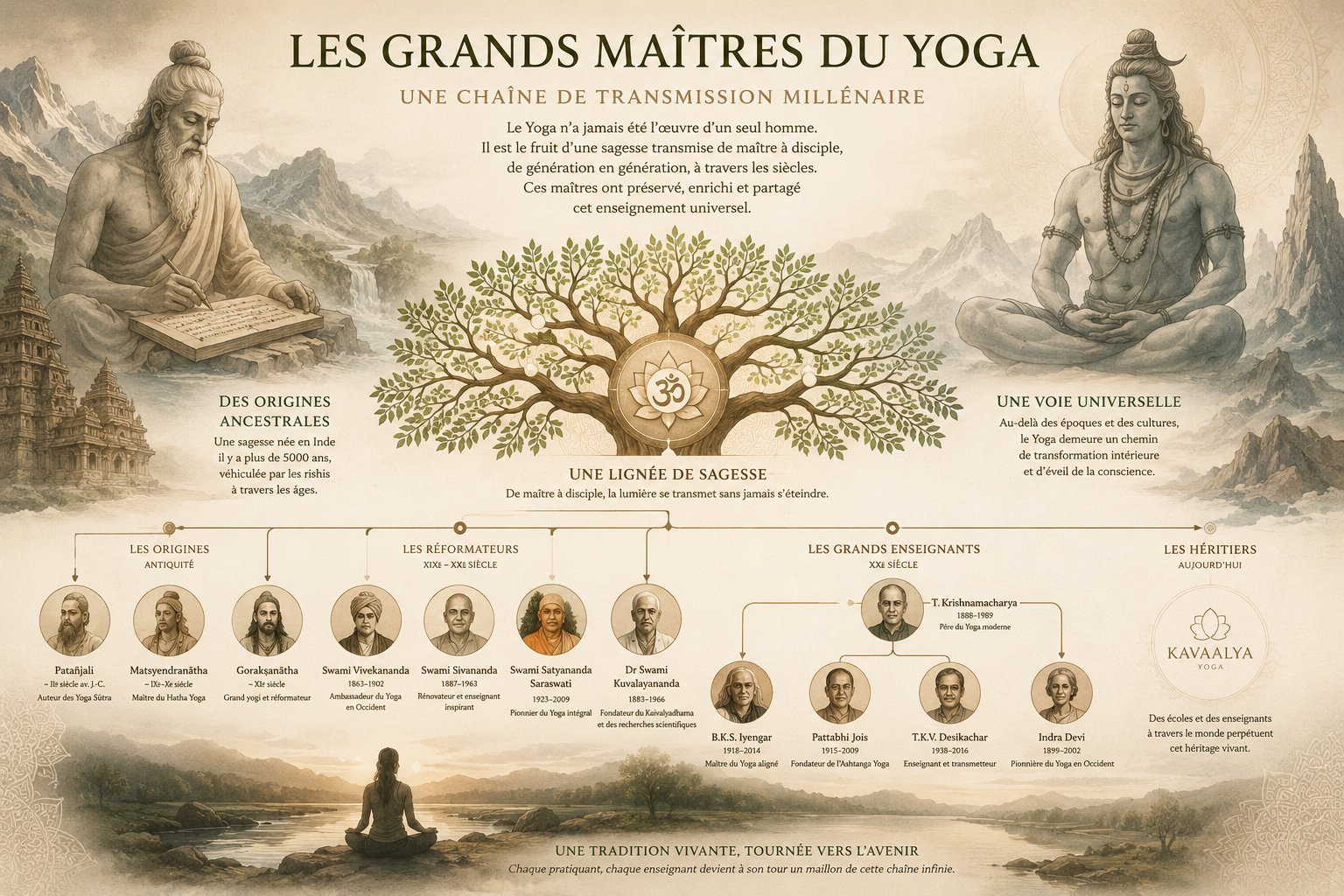 Les grands maîtres du Yoga